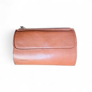 Vintage Fossil Camel Crossbody Wallet Purse